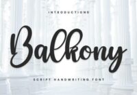 Balkony Font - Featured Image