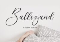 Ballegand Font - Featured Image