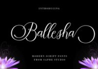 Ballesha Font - Featured Image