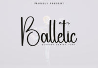 Balletic Font - Featured Image