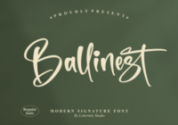 Ballinest Font - Featured Image
