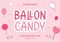 Ballon Candy Font - Featured Image