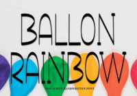 Ballon Rainbow Font - Featured Image