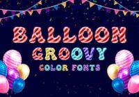Balloon Groovy Font - Featured Image