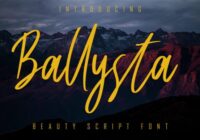 Ballysta Font - Featured Image