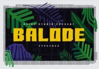 Balode Font - Featured Image