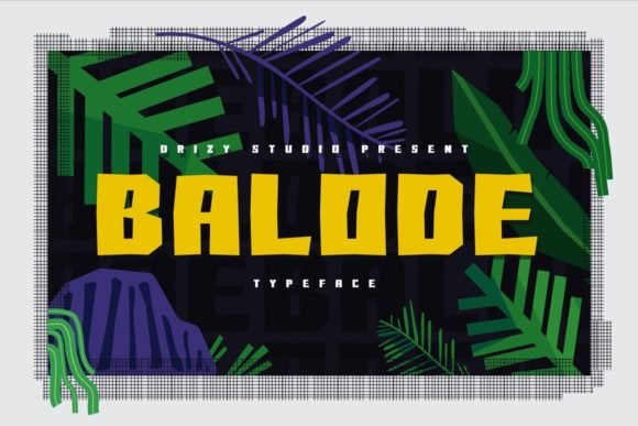 Balode Font - Featured Image
