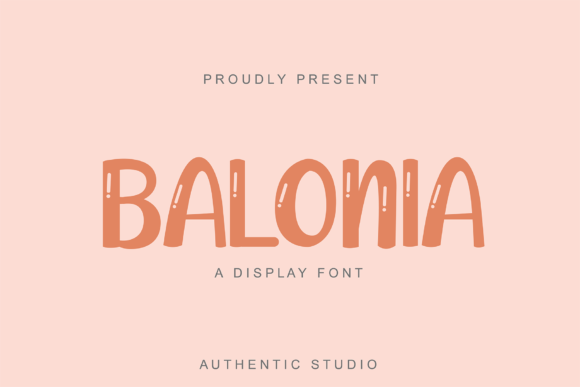 Balonia Font - Featured Image