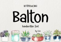 Balton Font - Featured Image