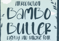 Bambo Butter Font - Featured Image