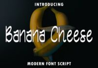 Banana Cheese Font - Featured Image