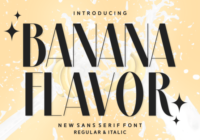 Banana Flavor Font - Featured Image
