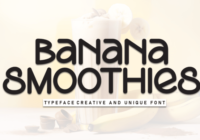 Banana Smoothies Font - Featured Image