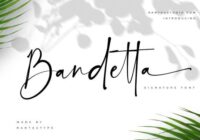 Bandetta Font - Featured Image