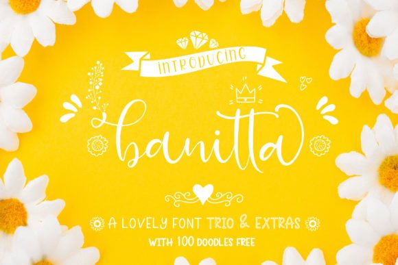 Banitta Family Font - Featured Image