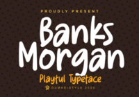 Banks Morgan Font - Featured Image