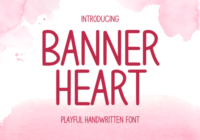 Banner Heart Font - Featured Image
