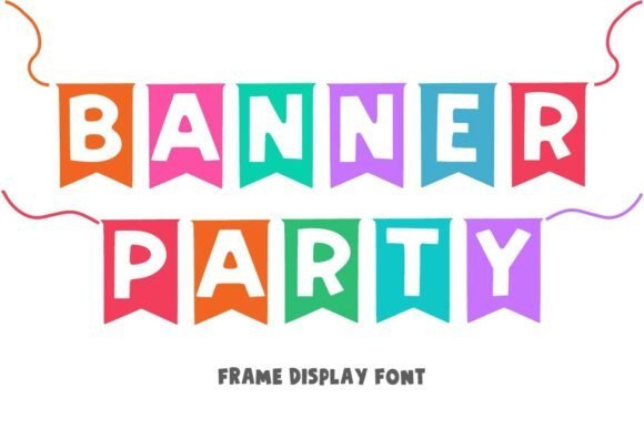Banner Party Font - Featured Image