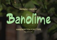 Banolime Font - Featured Image