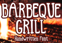 Barbeque Grill Font - Featured Image