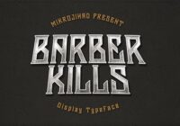 Barber Kills Font - Featured Image