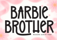 Barbie Brother Font - Featured Image