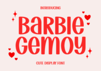 Barbie Gemoy Font - Featured Image