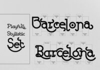 Barcelona Family Font - Featured Image