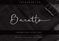 Baretto Font - Featured Image
