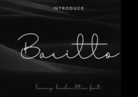 Baritto Font - Featured Image