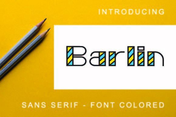 Barlin Colored Font - Featured Image