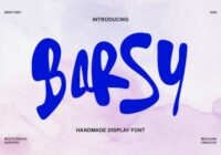 Barsy Font - Featured Image