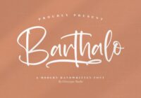 Barthalo Font - Featured Image