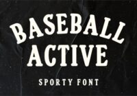 Baseball Active Font - Featured Image