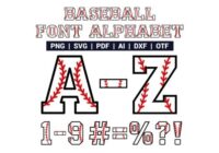 Baseball Alphabet Font - Featured Image