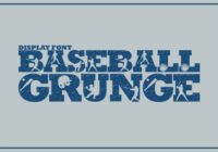 Baseball Grunge Font - Featured Image