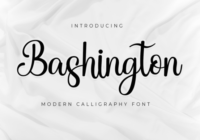 Bashington Font - Featured Image