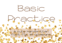 Basic Practice Font - Featured Image