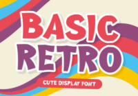 Basic Retro Font - Featured Image