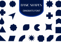 Basic Shapes Font - Featured Image