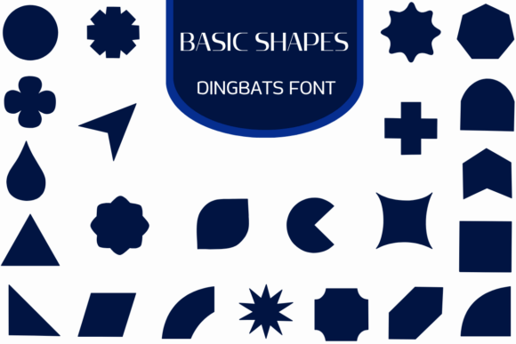Basic Shapes Font - Featured Image