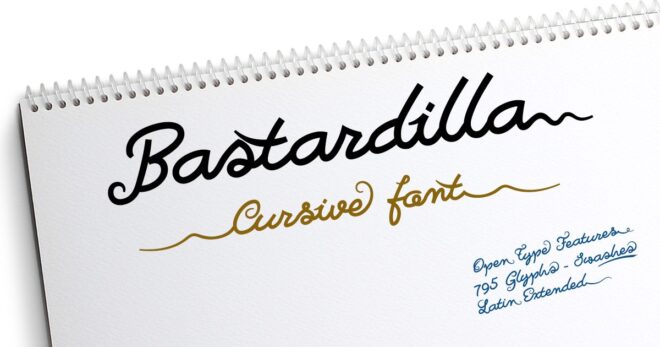 Bastardilla Font - Featured Image