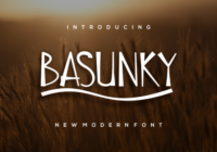 Basunky Font - Featured Image