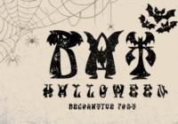Bat Halloween Font - Featured Image
