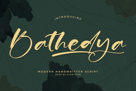 Bathedya Font - Featured Image