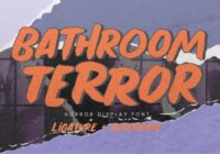 Bathroom Terror Font - Featured Image