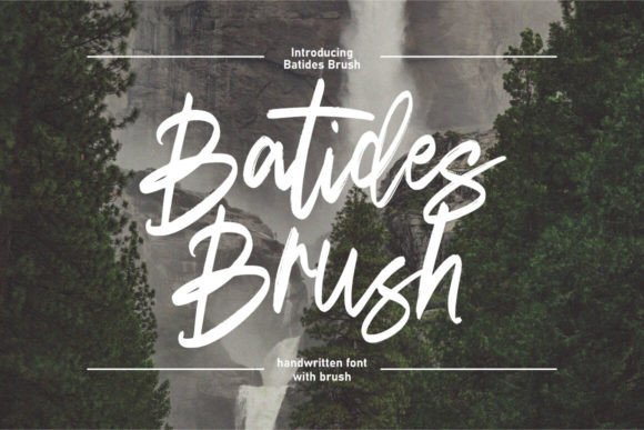 Batides Brush Font - Featured Image