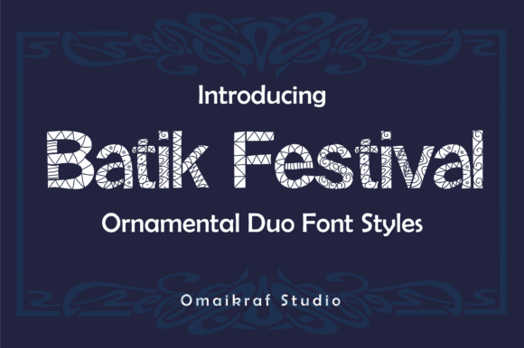 Batik Festival Font - Featured Image