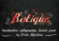 Batique Font - Featured Image