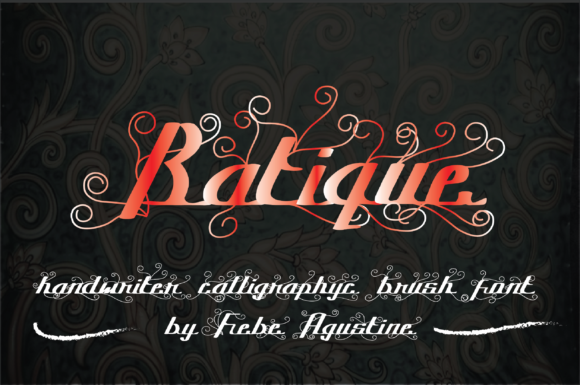 Batique Font - Featured Image